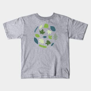 Leaves of NC - Circle Kids T-Shirt